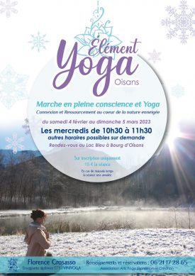 Mindful walking and yoga